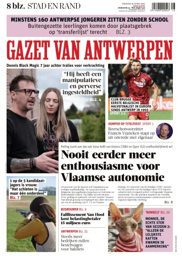 Gazet van Antwerpen Stad en Rand - 19 四月 2024