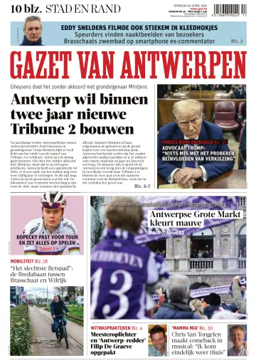 Gazet van Antwerpen Stad en Rand - 23 Apr. 2024