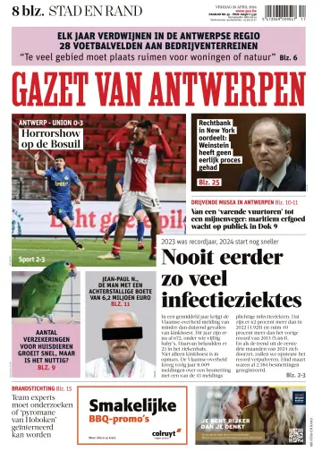 Gazet van Antwerpen Stad en Rand - 26 4月 2024