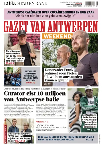 Gazet van Antwerpen Stad en Rand - 25 May 2024