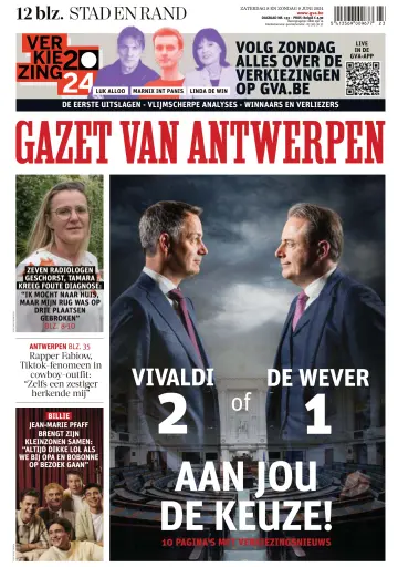Gazet van Antwerpen Stad en Rand - 08 六月 2024