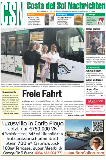 Costa del Sol Nachrichten - 31 Jul 2014