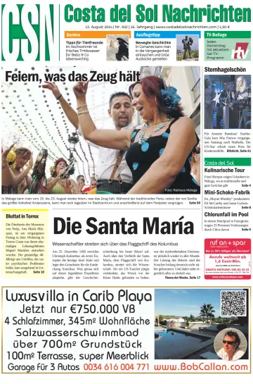 Costa del Sol Nachrichten - 14 Aug 2014