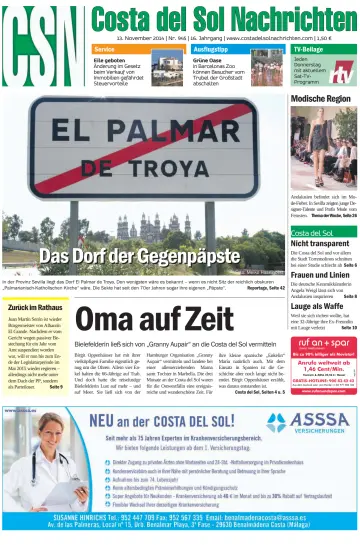 Costa del Sol Nachrichten - 13 Nov 2014