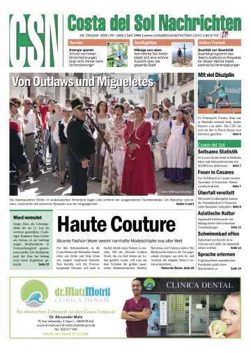 Costa del Sol Nachrichten - 3 Oct 2019