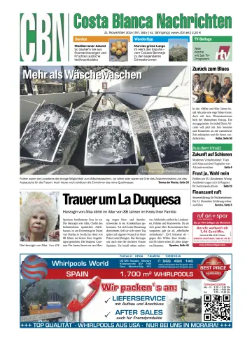 Costa Blanca Nachrichten - 21 Nov 2014