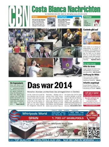 Costa Blanca Nachrichten - 26 Dec 2014