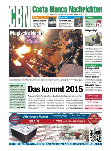 Costa Blanca Nachrichten - 2 Jan 2015