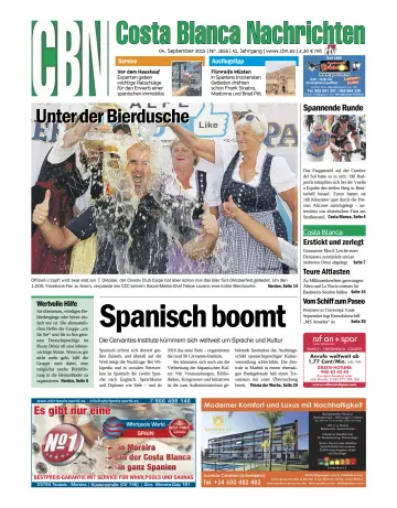 Costa Blanca Nachrichten - 4 Sep 2015