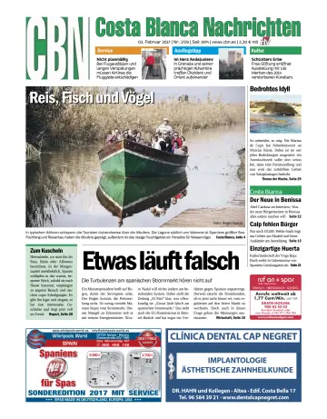 Costa Blanca Nachrichten - 3 Feb 2017