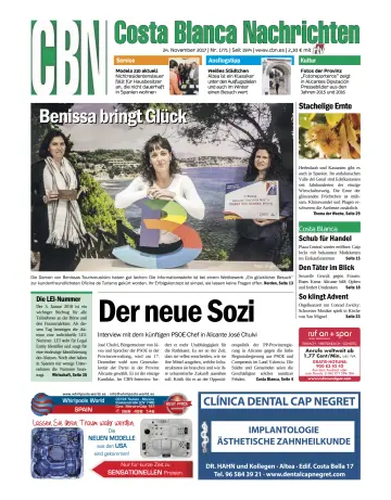 Costa Blanca Nachrichten - 24 Nov 2017