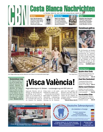 Costa Blanca Nachrichten - 12 Oct 2018