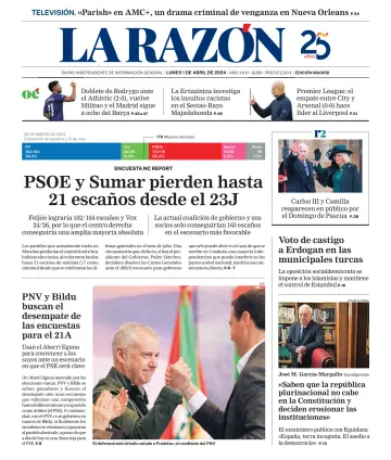La Razón (Madrid) - 1 Apr 2024