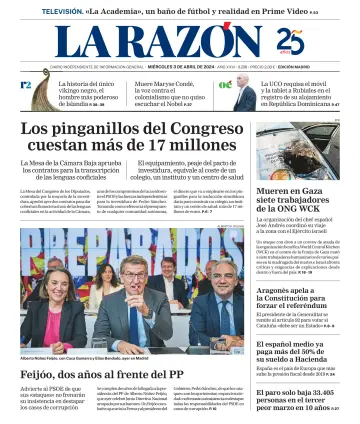 La Razón (Madrid) - 3 Apr 2024
