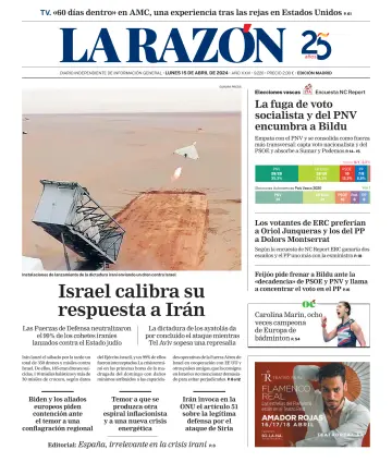 La Razón (Madrid) - 15 4月 2024