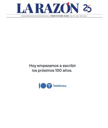 La Razón (Madrid) - 19 4月 2024