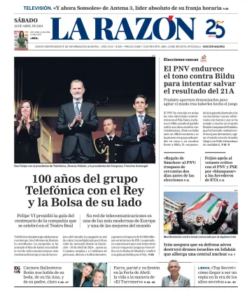 La Razón (Madrid) - 20 Apr. 2024