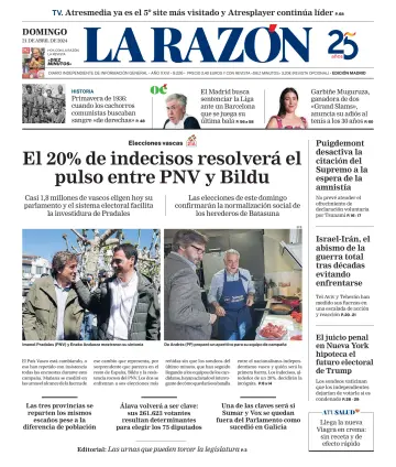 La Razón (Madrid) - 21 avr. 2024