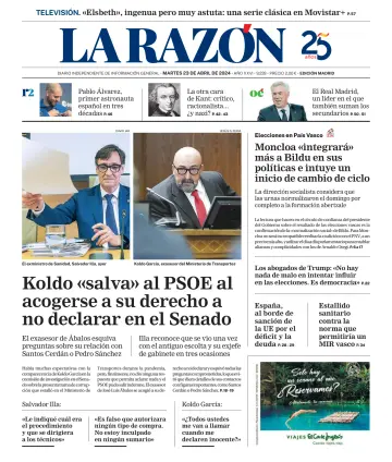 La Razón (Madrid) - 23 апр. 2024