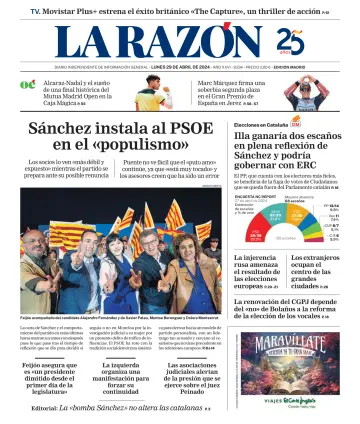 La Razón (Madrid) - 29 abril 2024