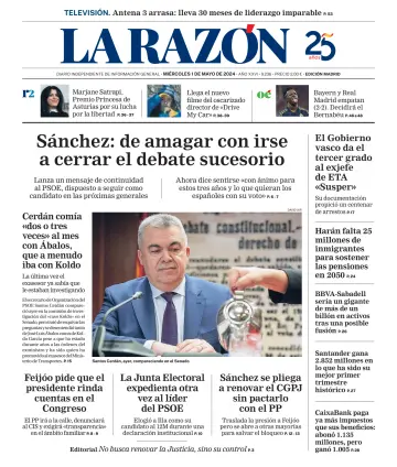 La Razón (Madrid) - 01 mayo 2024