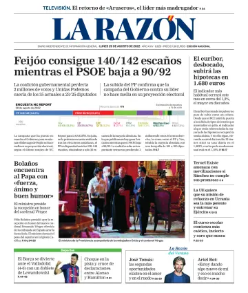 La Razón (Nacional) - 29 agosto 2022