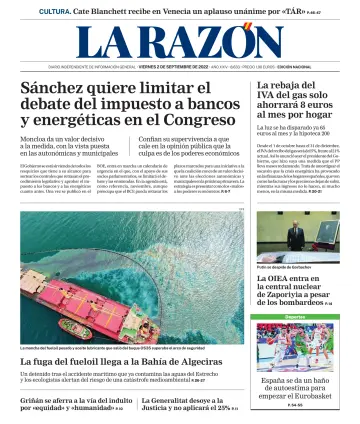 La Razón (Nacional) - 02 sept. 2022