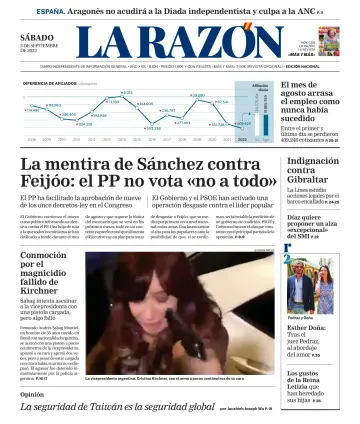 La Razón (Nacional) - 03 sept. 2022