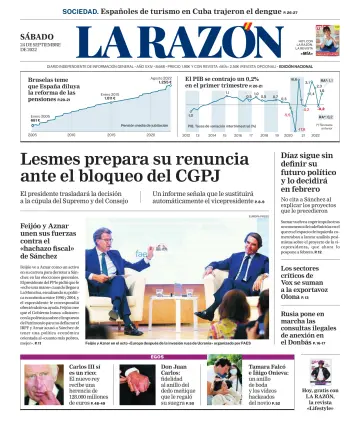 La Razón (Nacional) - 24 sept. 2022