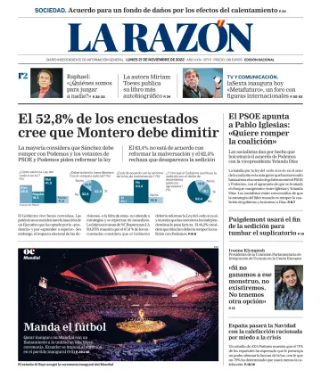 La Razón (Nacional) - 21 nov. 2022