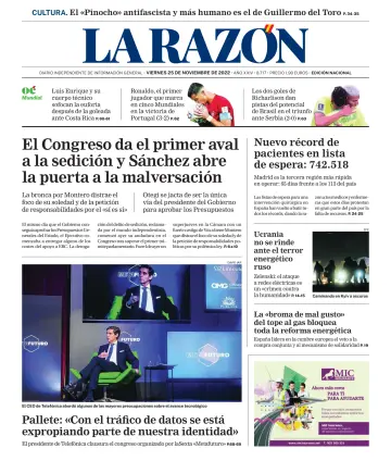 La Razón (Nacional) - 25 nov. 2022