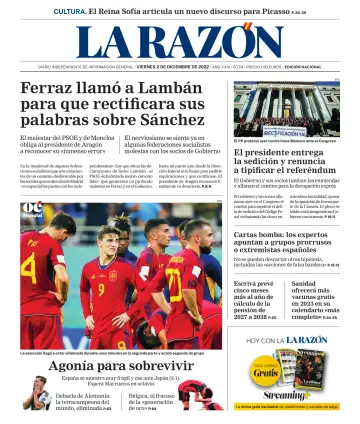 La Razón (Nacional) - 02 dic. 2022