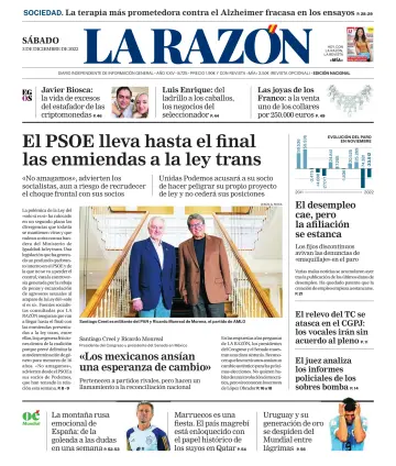 La Razón (Nacional) - 03 dic. 2022