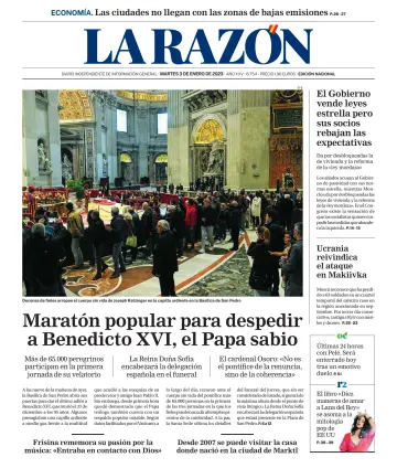 La Razón (Nacional) - 03 enero 2023