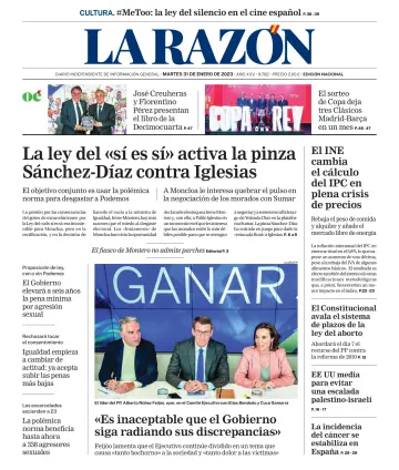 La Razón (Nacional) - 31 enero 2023