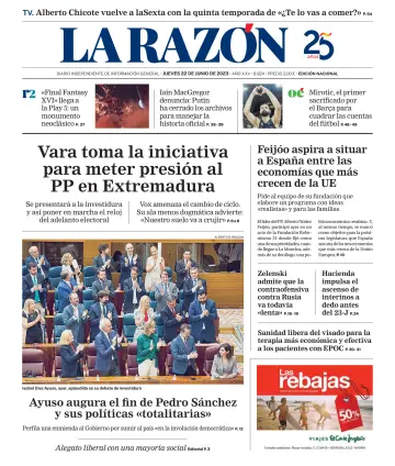 La Razón (Nacional) - 22 Jun 2023