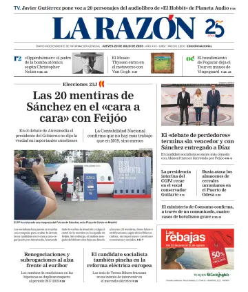 La Razón (Nacional) - 20 jul. 2023