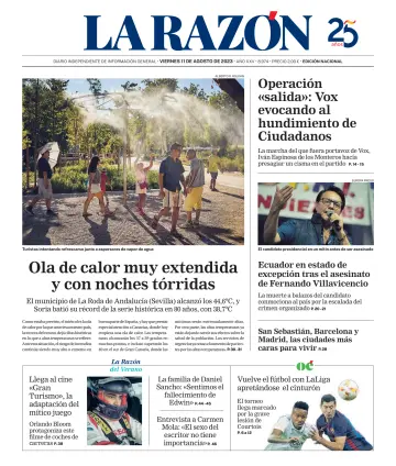 La Razón (Nacional) - 11 agosto 2023