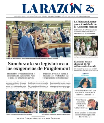 La Razón (Nacional) - 18 Aug 2023