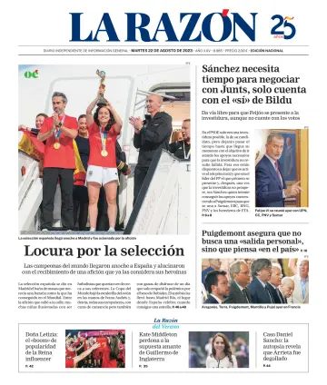 La Razón (Nacional) - 22 Aug 2023