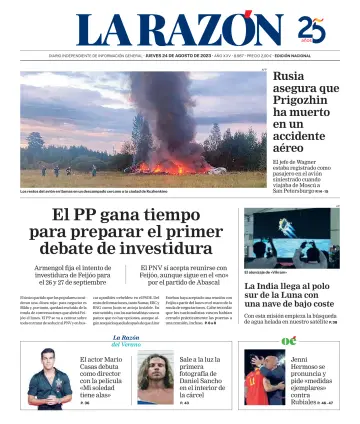 La Razón (Nacional) - 24 Aug 2023
