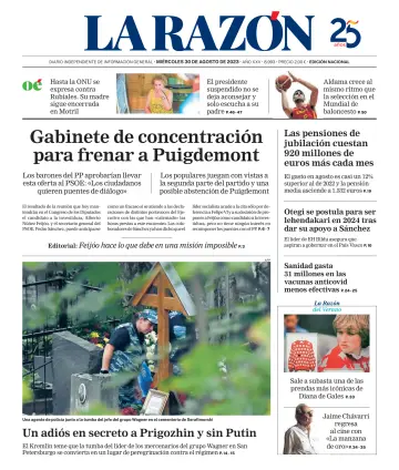 La Razón (Nacional) - 30 agosto 2023