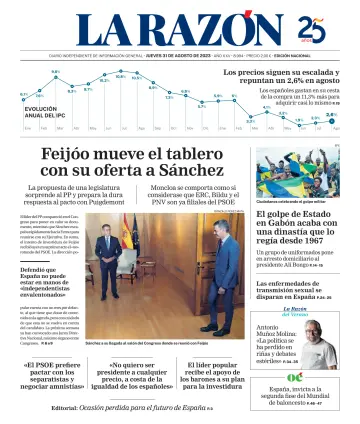 La Razón (Nacional) - 31 agosto 2023