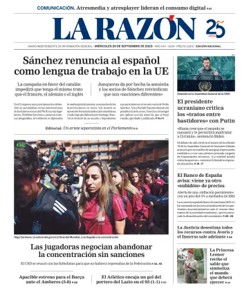 La Razón (Nacional) - 20 Sep 2023