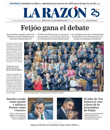 La Razón (Nacional) - 27 Sep 2023