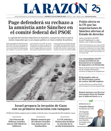 La Razón (Nacional) - 27 Oct 2023