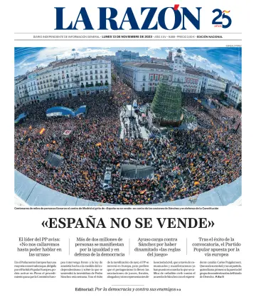 La Razón (Nacional) - 13 Nov 2023