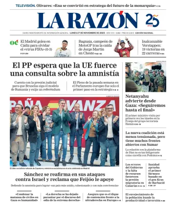 La Razón (Nacional) - 27 Nov 2023