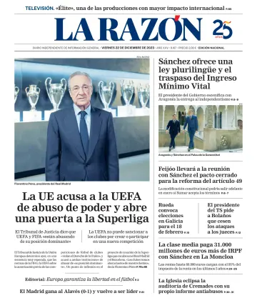 La Razón (Nacional) - 22 Dec 2023