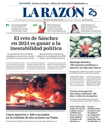 La Razón (Nacional) - 03 enero 2024